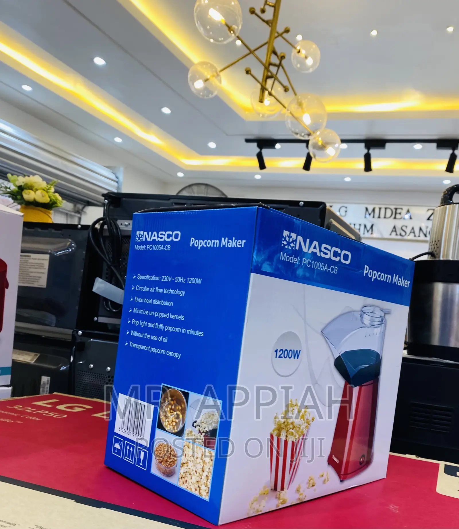 Well Design Nasco 1200 Watt Popcorn Maker.