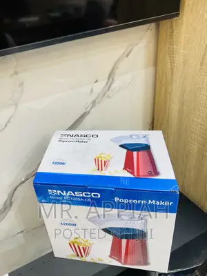 Easy to Use Nasco 1200 Watt Popcorn Maker.