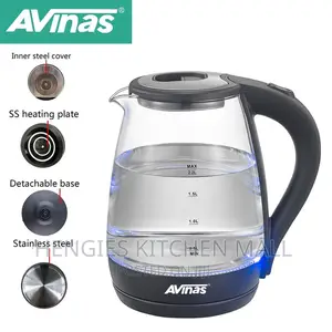 Avinas Cordless Glass Kettle 2L
