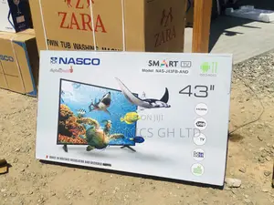 Smart Electric Black 43 Inches Glossy LED Nasco Tv