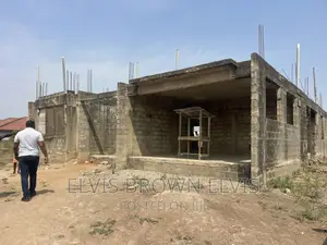 One and Half Plot With Uncomplited 4 Sale at Legon Hills