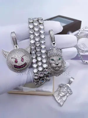 Zirconium Ice Chains Neckpiece Pendant