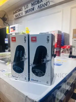 High Quality Sleek Design Black Flip 6 JBL.