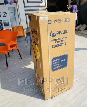Manual Defrost PearlPf-217t 2b 2door Electric Fridge,Mirror