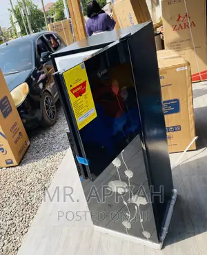 Authentic Pearl Pf-217t 2b 2 Door Electric Fridge,Mirror.