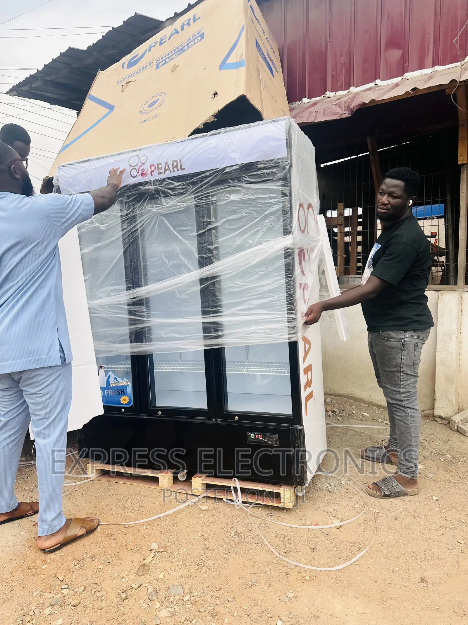 Text Us for Your Pearl Display Fridge PVC-150