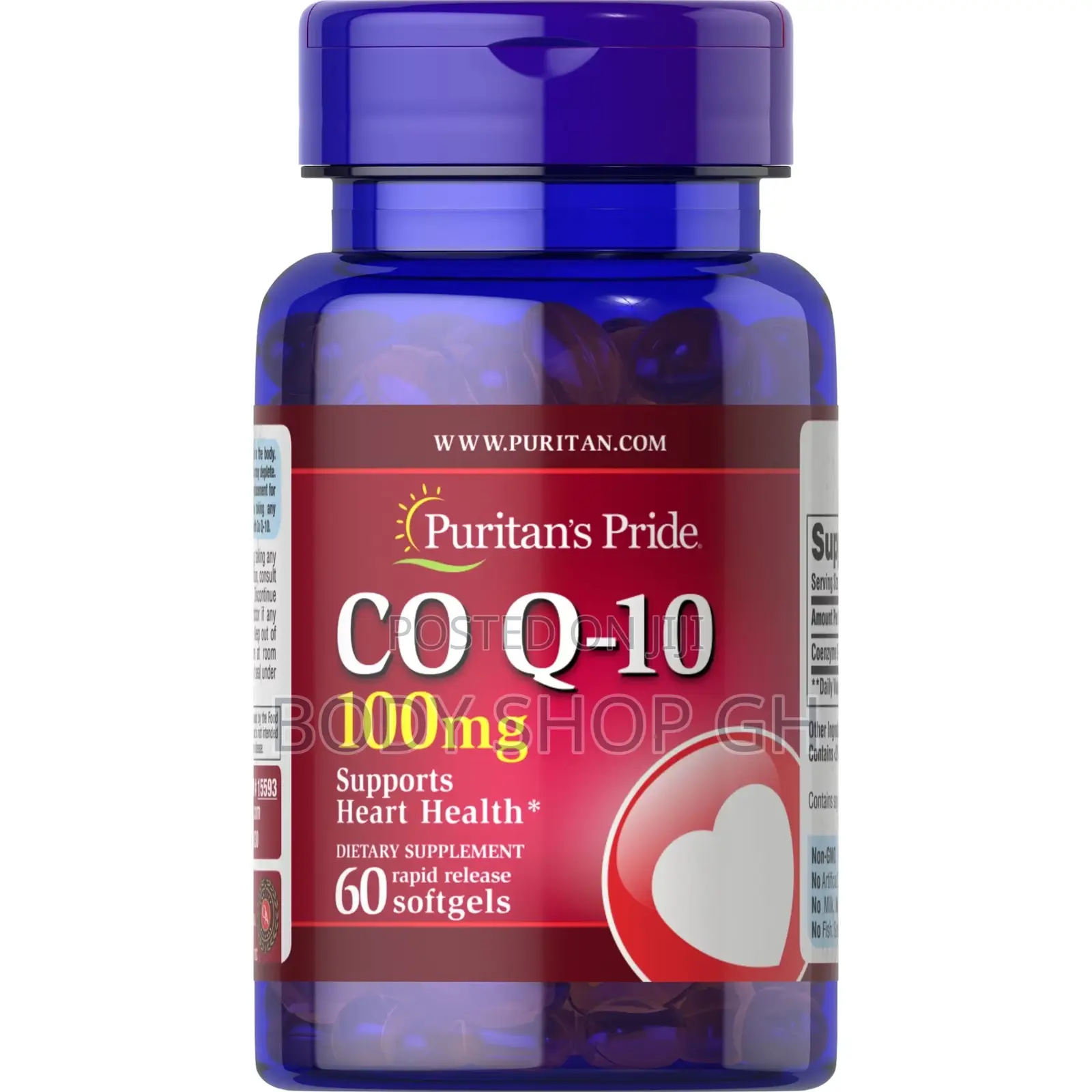 Puritan's Pride Q-Sorb Coq10 100mg, Supports Heart Health