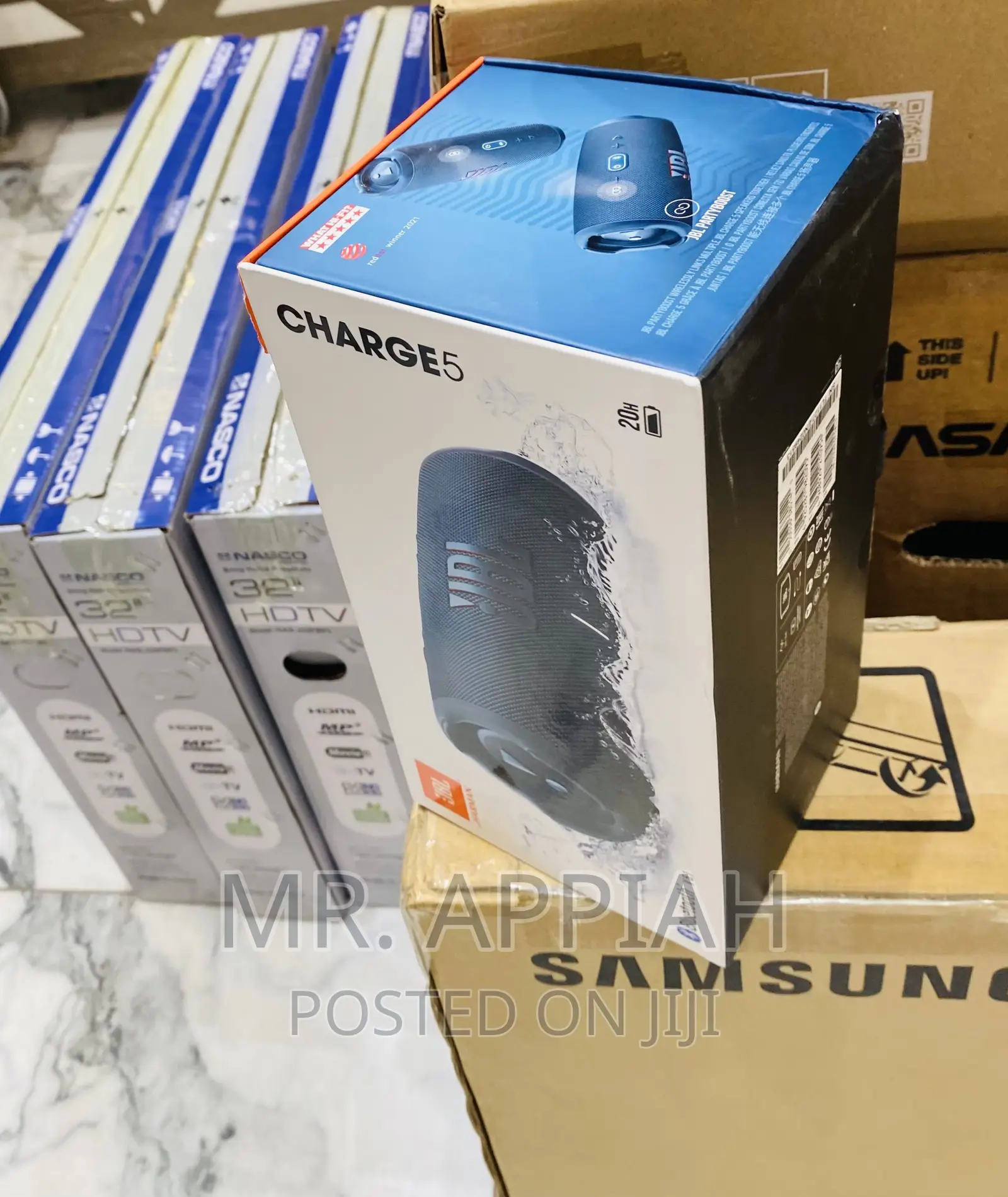 Shop Quality JBL Charge 5 Bluetooth Speaker(Blueblack).