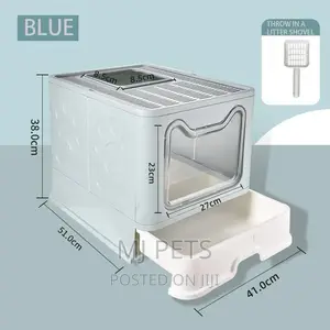Folded Cat Litter Box