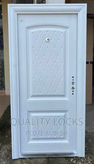 White Metallic Door