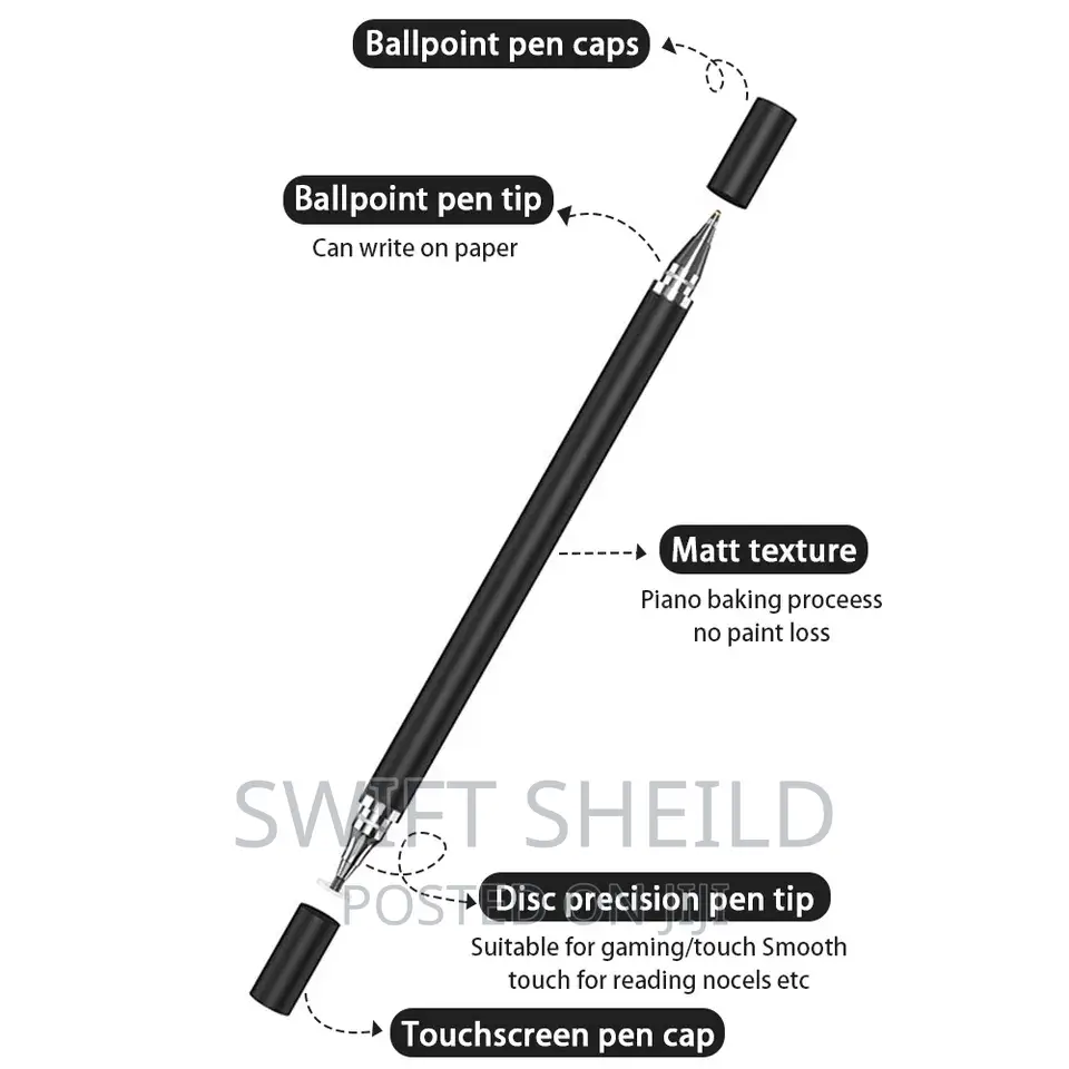 Universal 2 In 1 Stylus Pens And Pencil