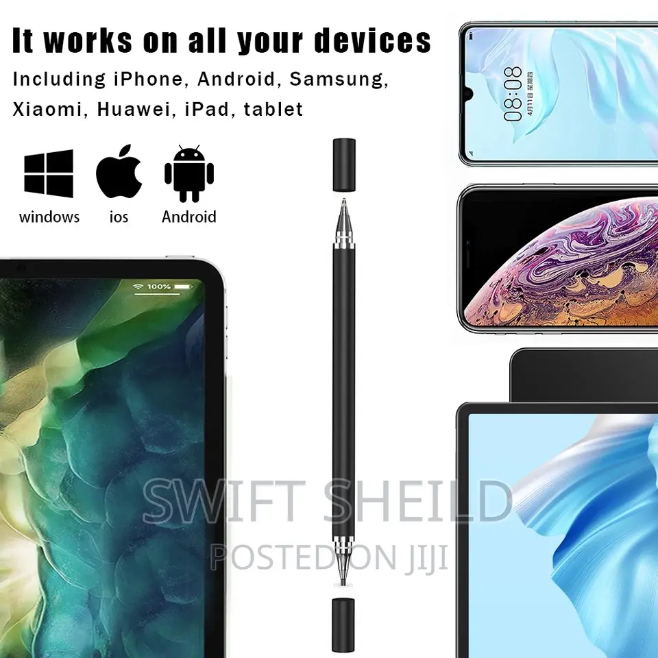 Universal 2 In 1 Stylus Pens And Pencil