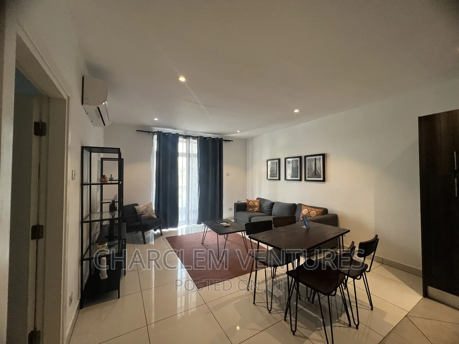 Furnished 1bdrm Apartment in Charclem Ventures, Cantonments for rent