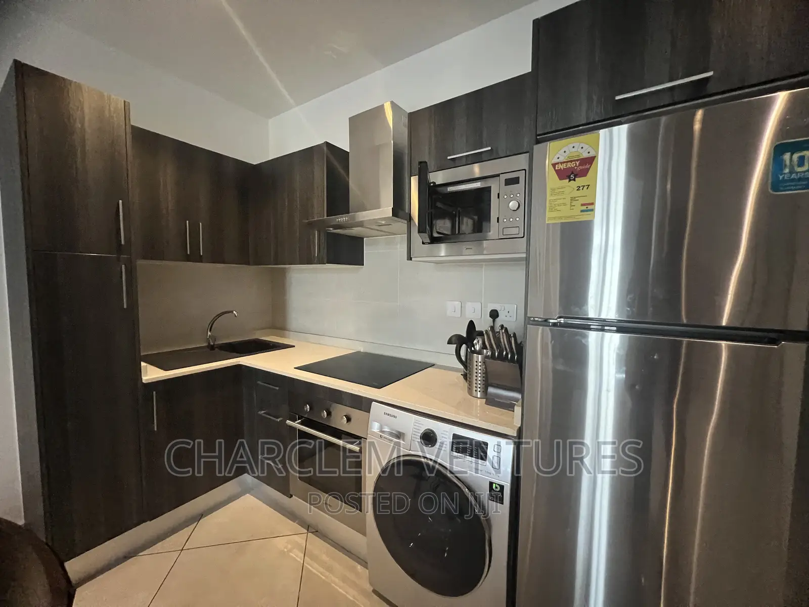 Furnished 1bdrm Apartment in Charclem Ventures, Cantonments for rent