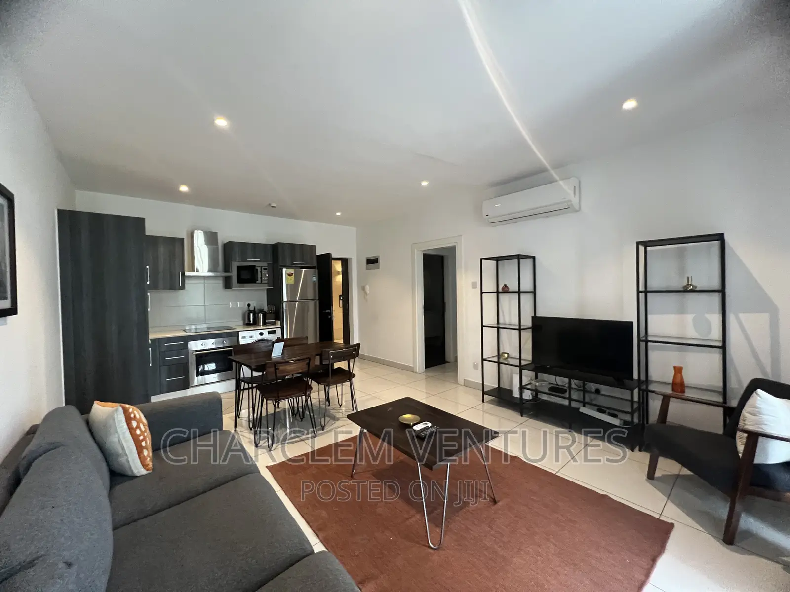 Furnished 1bdrm Apartment in Charclem Ventures, Cantonments for rent