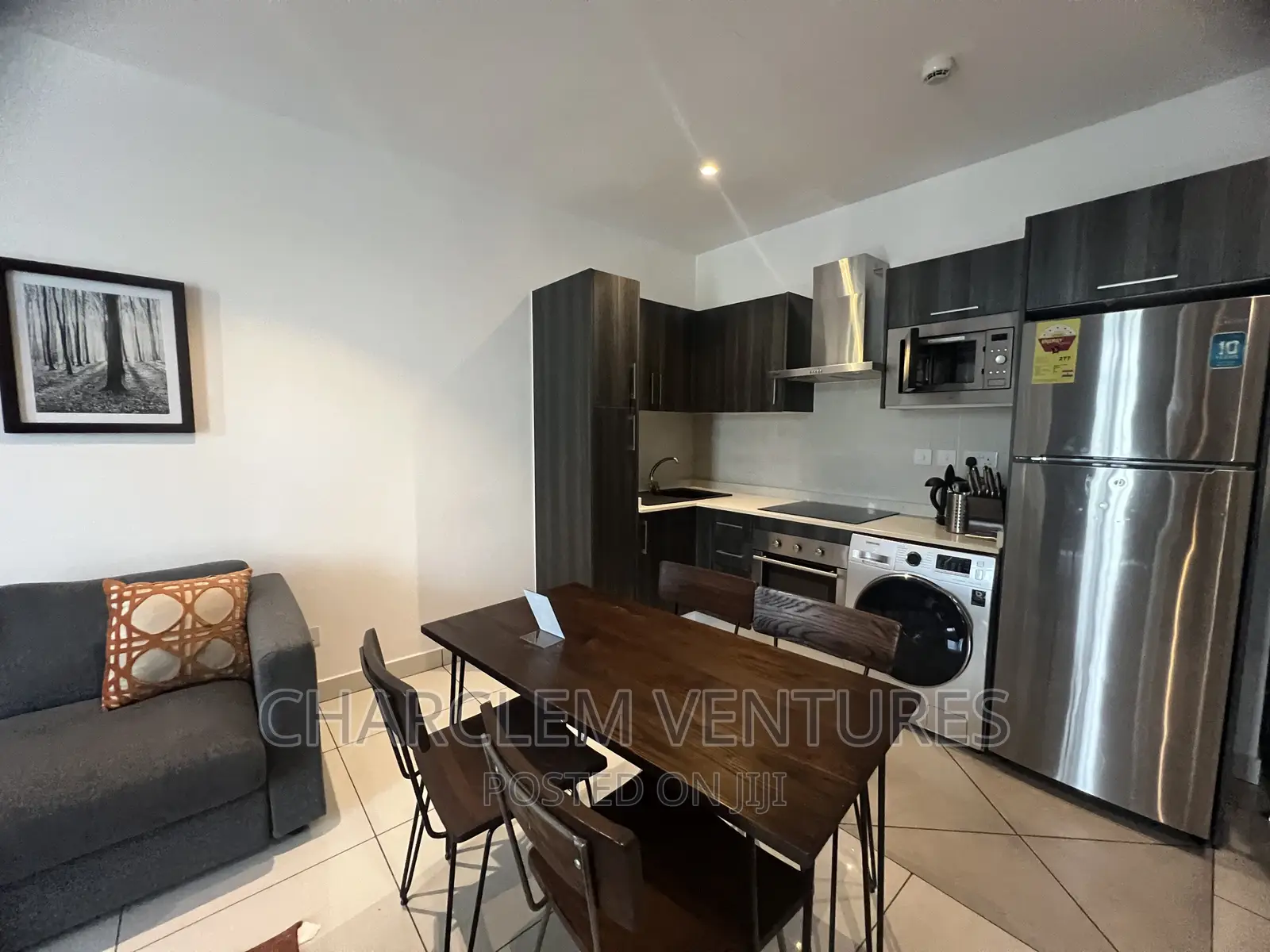 Furnished 1bdrm Apartment in Charclem Ventures, Cantonments for rent
