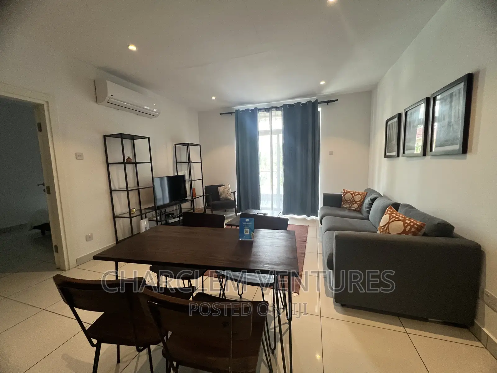 Furnished 1bdrm Apartment in Charclem Ventures, Cantonments for rent