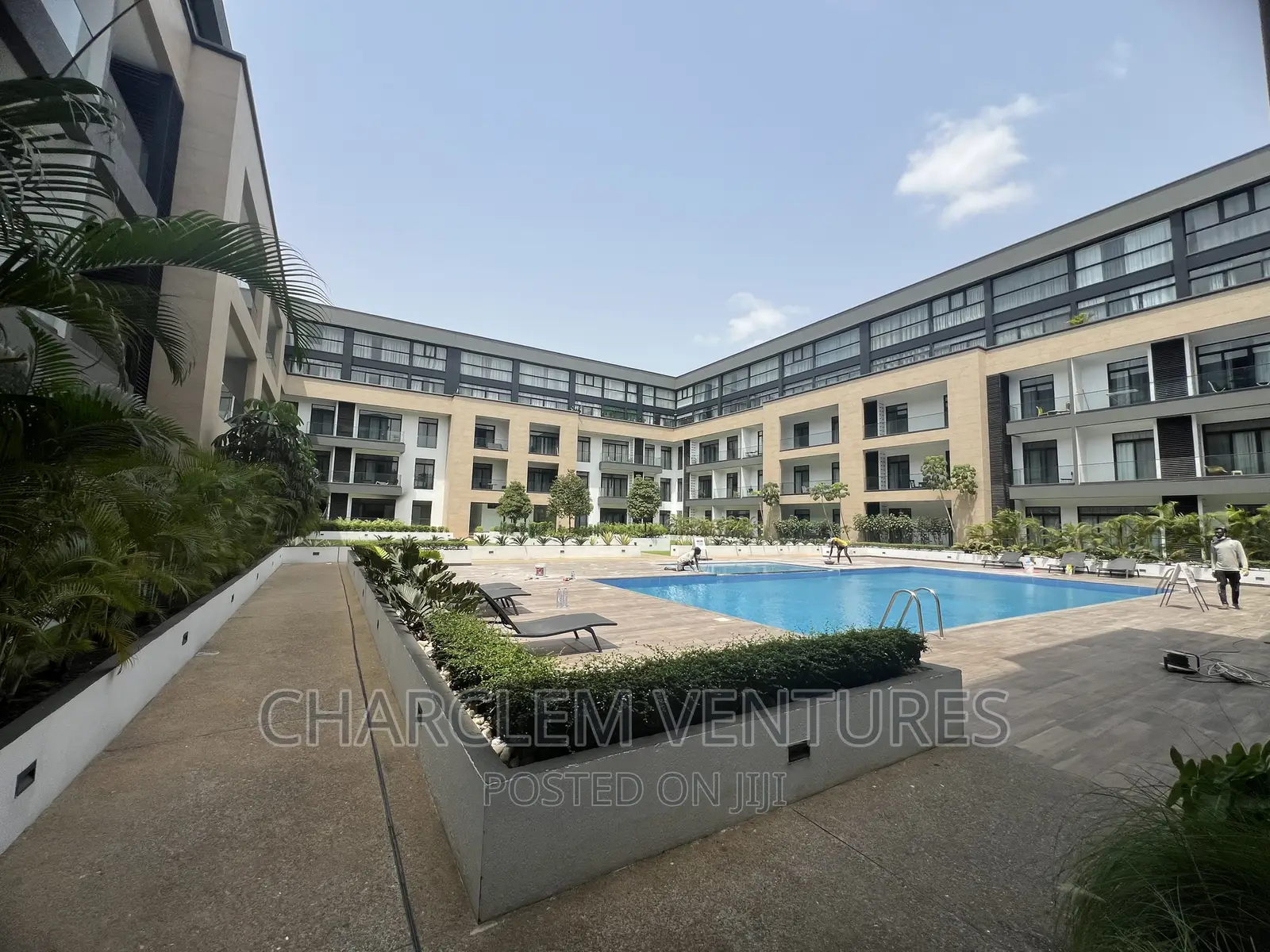 Furnished 1bdrm Apartment in Charclem Ventures, Cantonments for rent