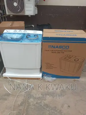 White Colour Nasco 8kg Top Load Washing Machine New