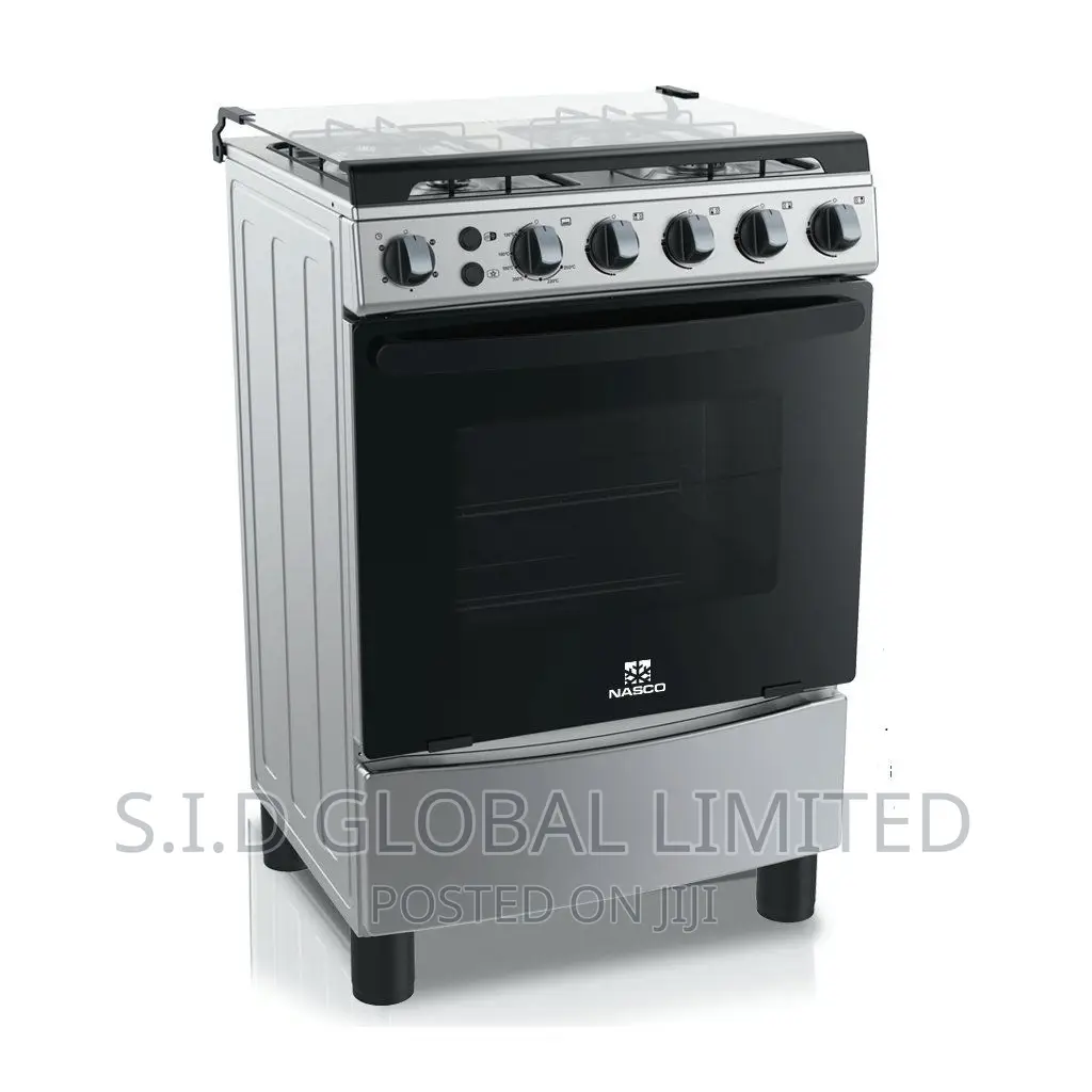 Nasco 4 Burner Gas Cooker With Lighted Oven (NASGC-LME60I) –