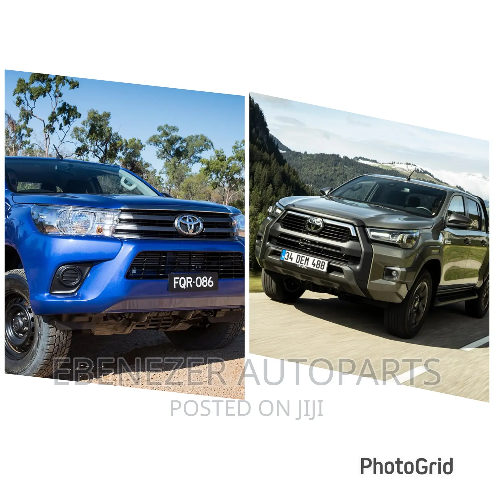 Hilux/Vigo 2016 Front Bumper Facelift To 2023 Model
