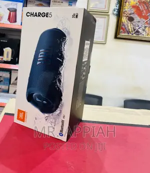 Durable JBL Charge 5 Waterproof Bluetooth Speaker,Blueblack