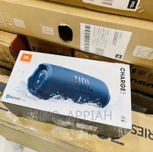 Well Design JBL Charge 5 Waterproof Speaker(Blueblack).