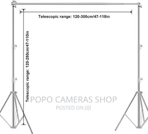 2.8x3m Silver Backdrop Support System
