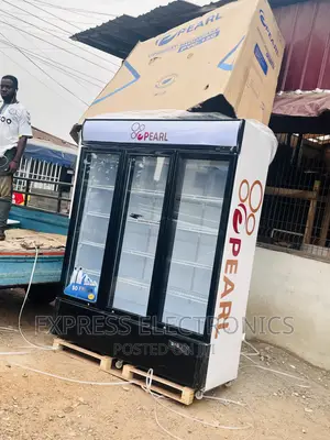 Grab Your Favorite  Display Fridge Three Doors PVC-150