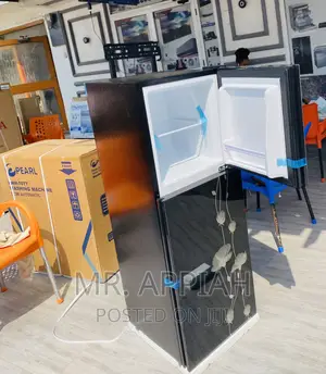 Classic Design PearlPf-217t 2b 2 Door Electric Fridge,Black