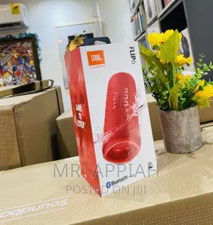 Energy Saving JBL Flip 6 Rechargeable Speaker,Red.