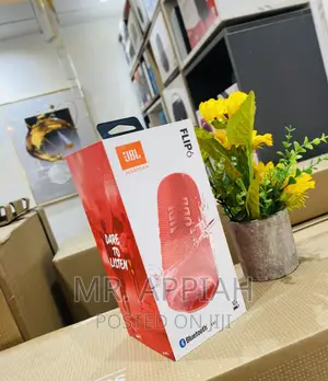 Energy Sufficient JBL Flip 6 Rechargeable Speaker,Red.