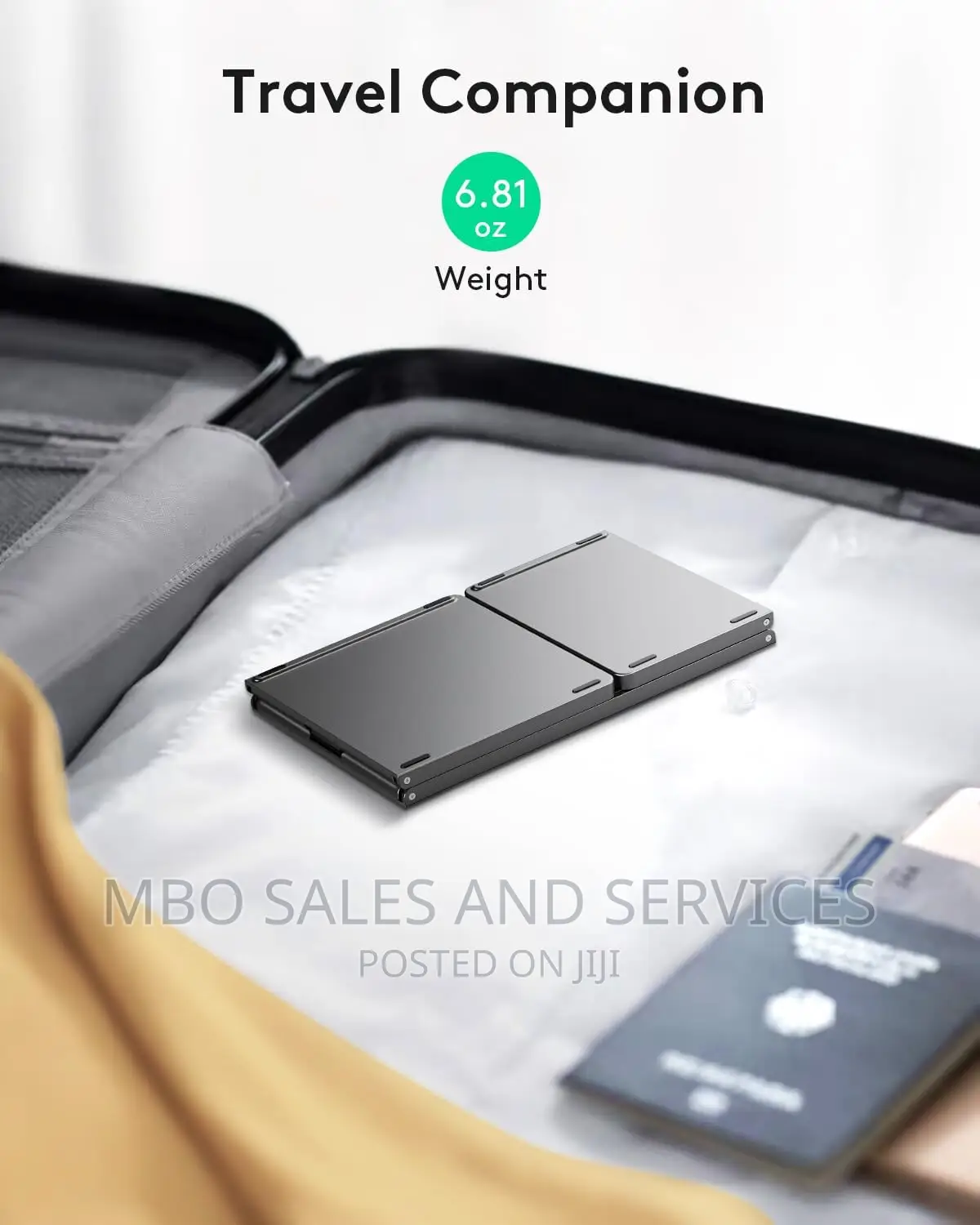 Foldable Portable Wireless Keyboard With Touchpad