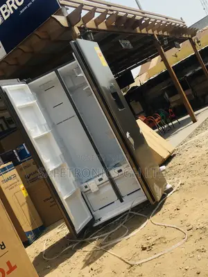 607 Liters TCL Side by Side Electric 2 Doors Gray Fridge
