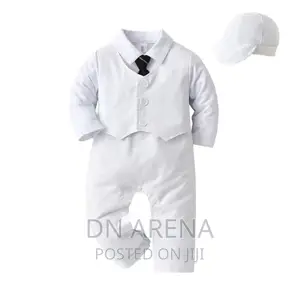 Baby Boys Gentleman Baptism Christening Formal Suit 
Set