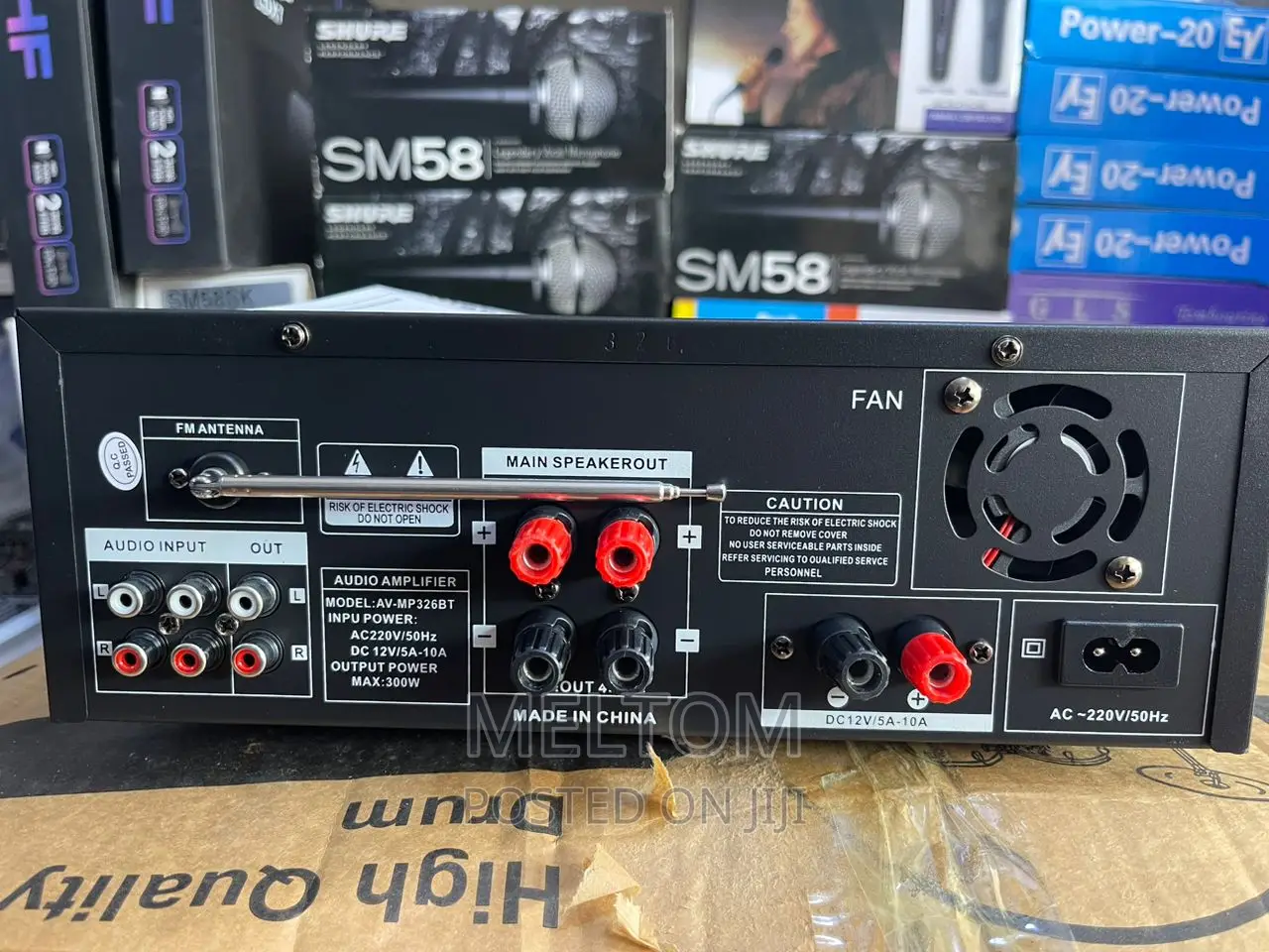 TELI Public Address Karaoke Power Amplifier (AV-MP326BT)