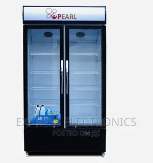 Shop the Best Pearl PVC-74 Double Door Display Fridge