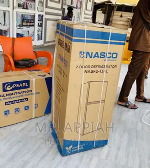 Nasco Nasf2-13fl(Gray)Double Door Electric Refrigerator.