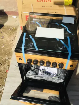 Light Wooden 4 Gas Cooker Oven With Grill Ignition