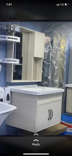 Cabinet Wash Hand Basin With Mirror