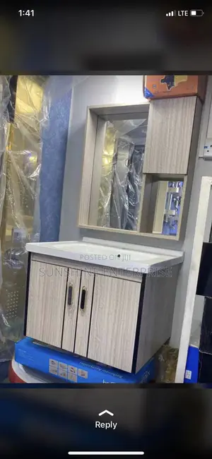 Cabinet Wash Hand Basin With Mirror
