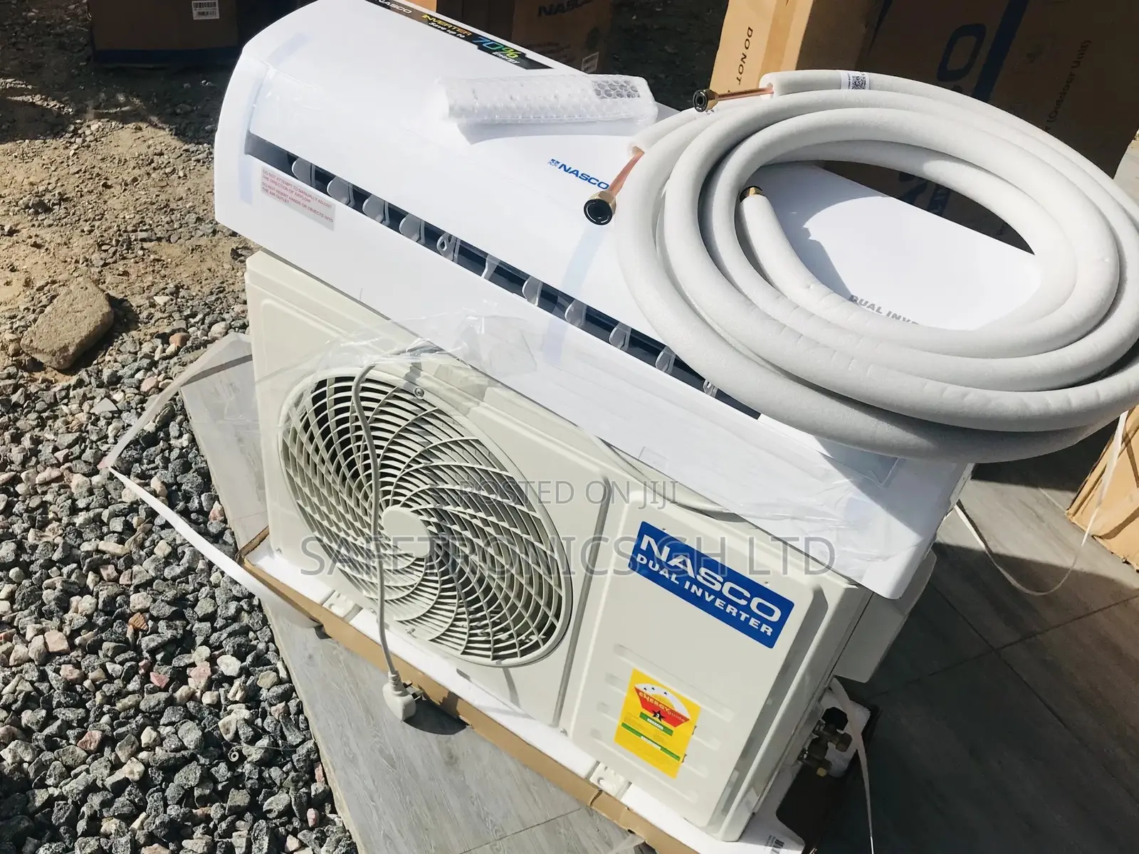 Nasco 2.0hp Split Inverter R410 White Airconditioner Gas