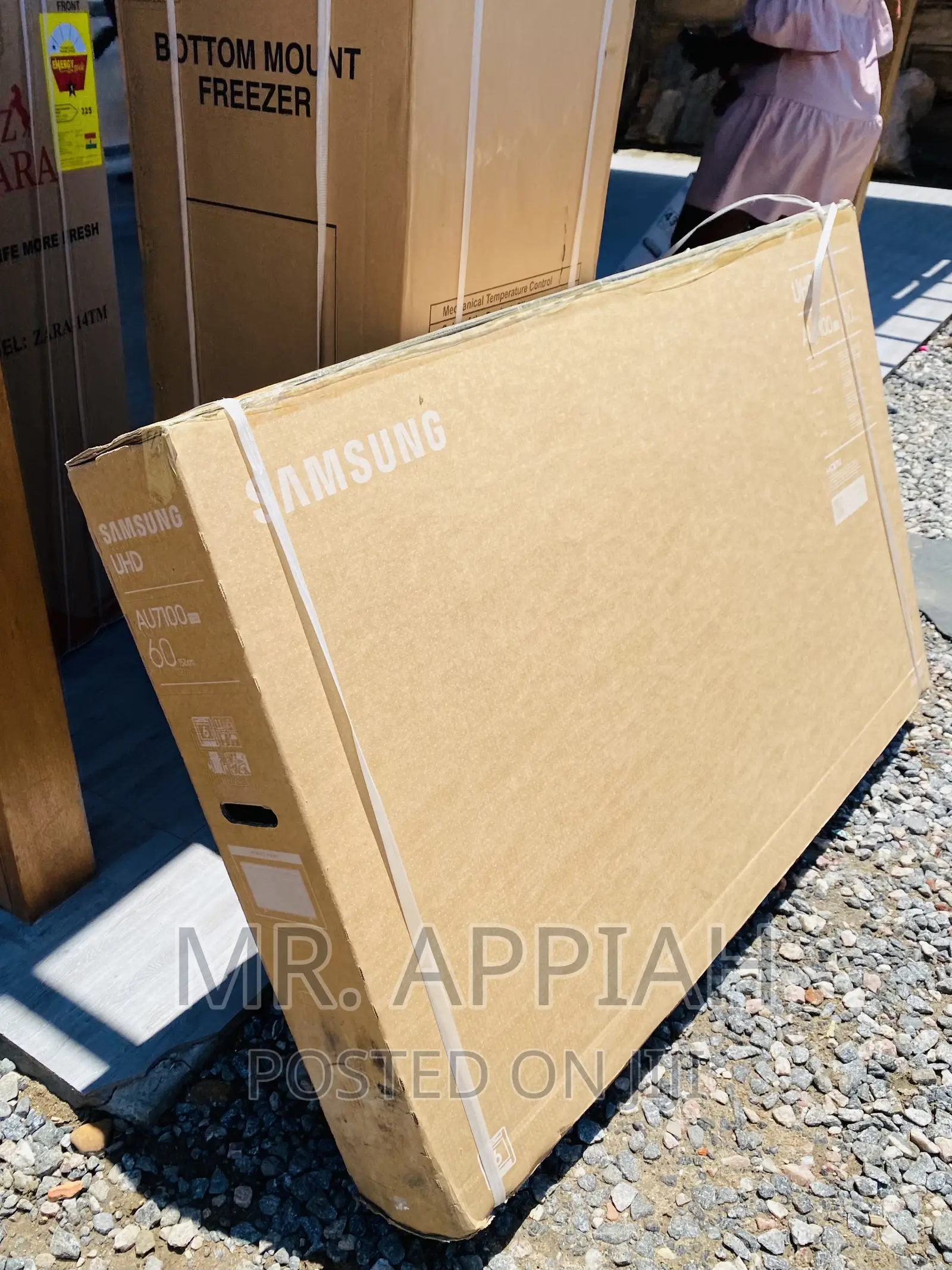 Shop Original Samsung 60 Inch 60AU7100 Crystal Uhd Tv.