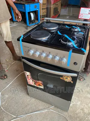 Volcano 2 Electric 2 Gas 50*50 Oven Grill Stove