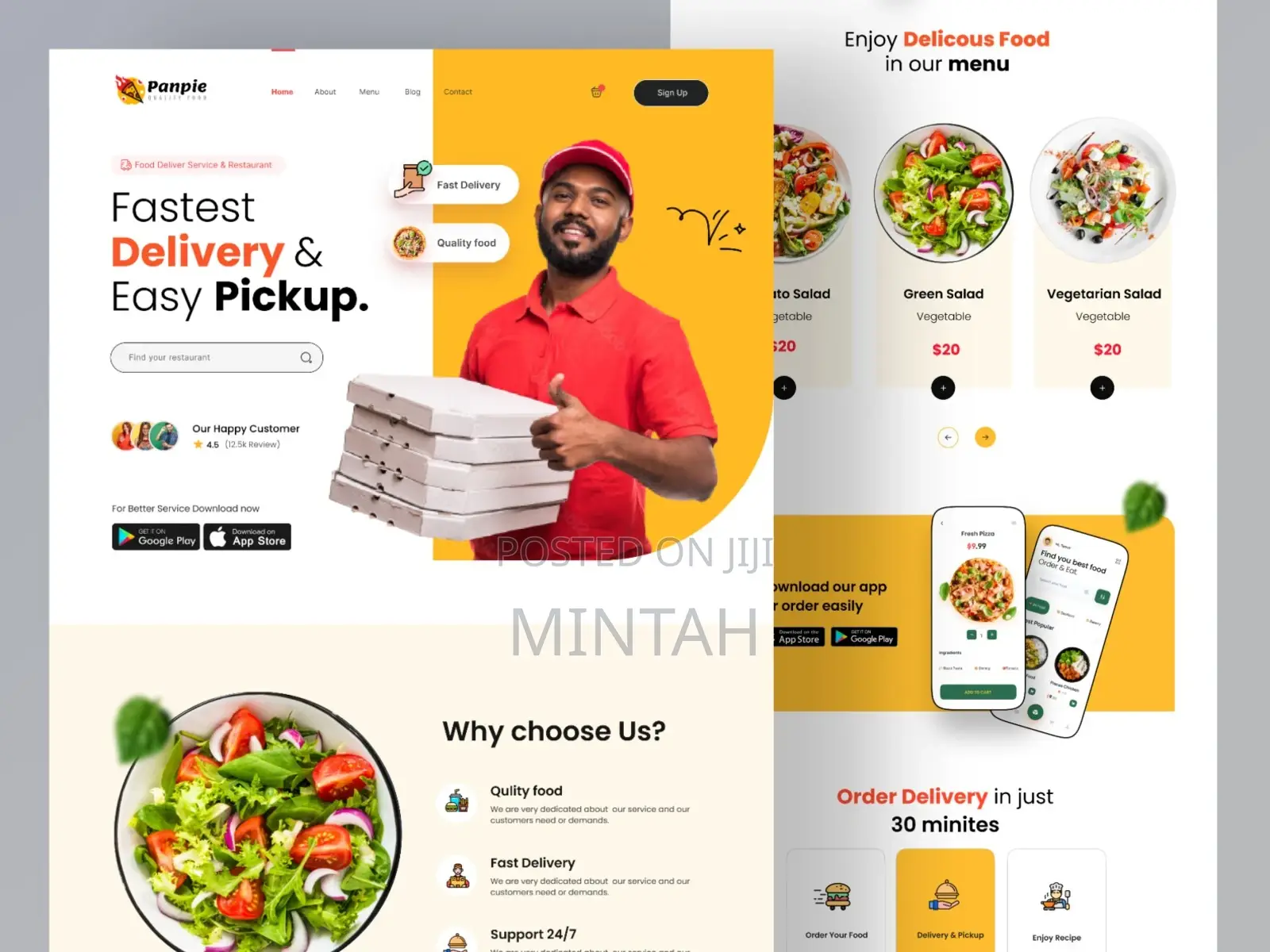 Parcel Delivery Web and Apps Development