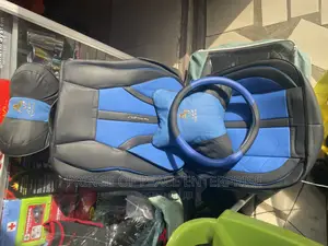 Complete Blue and Black Luxury Seat Cover