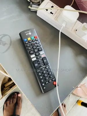 Quality LG Black Remote Control.