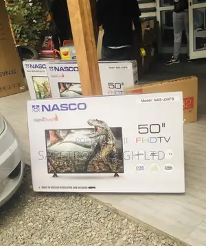 Nasco Black Glossy Led Full HD Digital Electric 50 Inches Tv