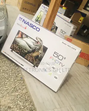 Digital Full HD Black Electric 50 Inches Glossy Nasco Led Tv