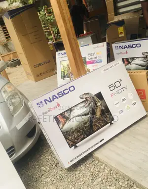 Glossy Led Black Electric 50 Inches Nasco Full HD Digital Tv